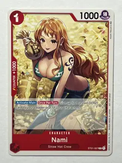 Nami ST01-007 Tournament Pack Vol. 3 Pre-Release (Centered) MINT Promotion Card - Image 2
