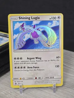 Pokemon Card TCG Shining Legends Lugia SM82 Holo Rare Black Star Promo Card NM - Image 3