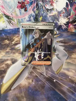 Pokemon TCG Boss's Orders Trainer Full Art Holo Rare Card 248/193 Paldea Evolved - Image 1