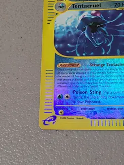 Pokemon TCG Card - Tentacruel 38/147 Aquapolis Reverse Holo Rare E Reader - LP - Image 4