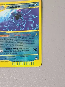 Pokemon TCG Card - Tentacruel 38/147 Aquapolis Reverse Holo Rare E Reader - LP - Image 5