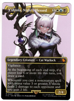 MTG Final Fantasy Y'shtola, Night's Blessed Borderless Commander NM - Image 1