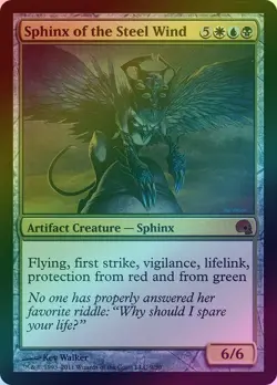 SPHINX OF THE STEEL WIND (FOIL) (PD3) Premium Deck Series: Graveborn - MTG - LP - Image 1