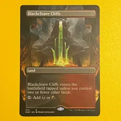 Blackcleave Cliffs | Borderless | R | 370 | Phyrexia: All Will Be One | MTG - Image 1