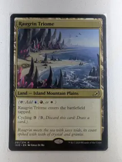 Raugrin Triome Ikoria: Lair of Behemoths Regular Magic the Gathering MTG - Image 1