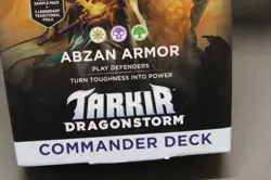 MAGIC THE GATHERING COMMANDER DECK ABZAN ARMOR TARKIR DRAGON STORM MINT c - Image 2