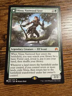 MTG Magic The Gathering Nissa Vastwood Seer Sage Animist Mythic - Image 1