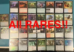All RARES Collection Lot of 30 AS PICTURE MTG Magic The Gathering Bulk Pack - Image 1