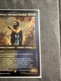 Sokrates, Athenian Teacher - Foil Etched Assassin's Creed MTG - Image 3