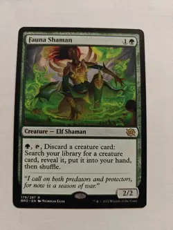 Magic The Gathering - Fauna Shaman [The Brothers War] LP/MINT - Image 1