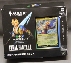 MAGIC COUNTER BLITZ FINAL FANTASY COMMANDER DECK CONTENTS MINT BOX SHOWS WEAR c - Image 1