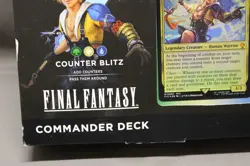 MAGIC COUNTER BLITZ FINAL FANTASY COMMANDER DECK CONTENTS MINT BOX SHOWS WEAR c - Image 3