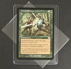MtG ‘Steely Resolve’ 286/350 WotC 2002 green enchantment light play excellent - Image 1