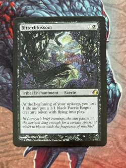 MTG Sticker CEDH EDH Bitterblossom - Image 1
