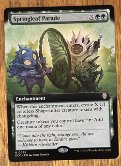 MTG: Lorwyn Eclipsed Commander, Springleaf Parade - Extended Art - Image 1