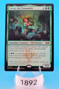 MTG Tyvar, the Pummeler Duskmourn: House of Horror Foil #202 - Image 1