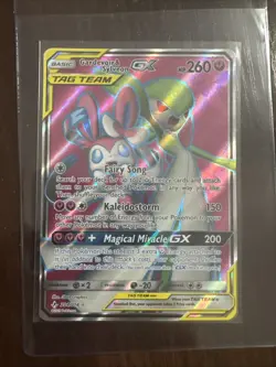 Pokemon TCG Gardevoir & Sylveon GX Full Art Holo Card 204/214 Unbroken Bonds - Image 1