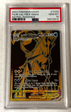 Calyrex VMAX Full Art PSA 10 GEM MT 2022 Pokemon SWSH Astral Radiance #TG29/TG30 - Image 1