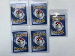 Pokemon TCG Original Base Set Lot of 5. Pikachu, Squirtle, & More. NM-NP - Image 2