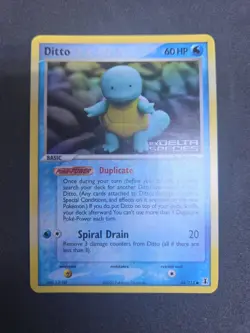 Pokemon Ditto (Squirtle) EX Delta Species 64/113 Reverse Holo - Image 1