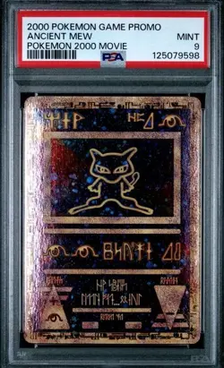 2000 POKEMON GAME MOVIE POKEMON 2000 MOVIE ANCIENT MEW PSA 9 - Image 1