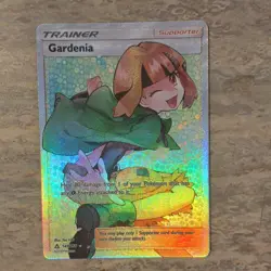 Pokemon Gardenia Full Art Ultra Rare Holo Trainer 149/156 SM Ultra Prism TCG - Image 1