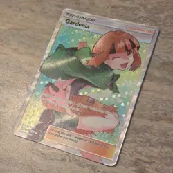 Pokemon Gardenia Full Art Ultra Rare Holo Trainer 149/156 SM Ultra Prism TCG - Image 2