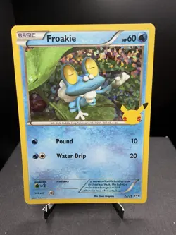 Pokemon TCG Mcdonalds 25th Anniversary Froakie 22/25 Holo Stamped Promo NM - Image 1