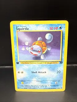 Pokemon TCG Squirtle 68/82 Team Rocket 1st Edition Non-Holo Regular M - Image 2