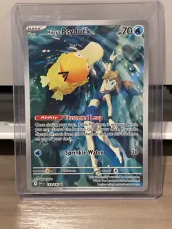 Misty’s Psyduck 193/182 Illustration Rare - Pokemon TCG - Holo Rare - NM - Image 1