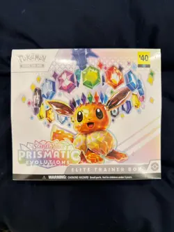 Pokemon Prismatic Evolutions ETB - Clean/No Rips Or Tears - Image 1