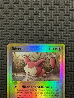 Pokemon TCG Skitty 44/109 EX Ruby & Sapphire Reverse Holo E-Reader MP/HP - Image 4