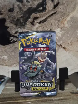 Pokemon Sun & Moon Unbroken Booster Pack Factory Sealed - Image 1