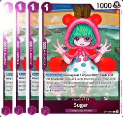One Piece TCG - 4er Playset - OP10-065 Sugar R/NM/EN - Image 1