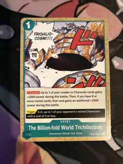 One Piece TCG Wings of The Captain The Billion-Fold World Trichiliocosm (038) - Image 1