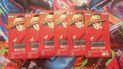One Piece OP-13 CARRYING ON HIS WILL Sleeved Booster Packs Lot Of 6 NEW/SEALED - Image 1