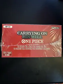 One Piece OP-13 Carrying On His Will Booster Box ENGLISH New! Factory Sealed! - Image 2