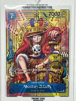 Monkey.D.Luffy (2nd Anniversary Stamped Promo) P-043 - One Piece TCG - English - Image 3