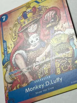 Monkey.D.Luffy (2nd Anniversary Stamped Promo) P-043 - One Piece TCG - English - Image 4