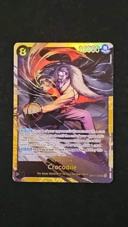 One Piece TCG - The Azure Sea's Seven - Crocodile OP14-120 SEC - Image 1