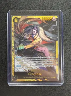 Crocodile OP14-120 Secret Rare The Azure Sea's Seven One Piece TCG - Image 1