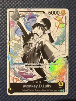 ONE PIECE TCG STARTER ST29-001 MONKEY D LUFFY LEADER ALT ART - ENGLISH - Image 1