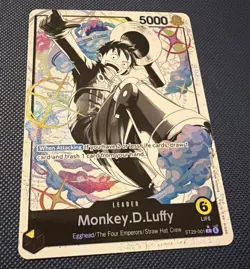 ONE PIECE TCG STARTER ST29-001 MONKEY D LUFFY LEADER ALT ART - ENGLISH - Image 2