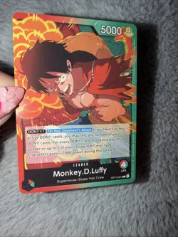 Monkey.D.Luffy OP13-001 Carrying on His Will One Piece ENGLISH - Image 2