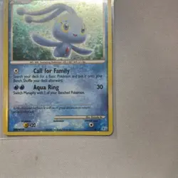 Manaphy 4/12 LP -Vintage Rare Holo Pokemon Card- Trainer Kit Pokemon TCG LP - Image 4