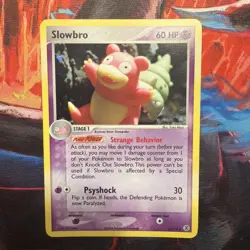 Pokemon TCG Slowbro 14/112 FireRed & LeafGreen Holo Rare Card - Image 1