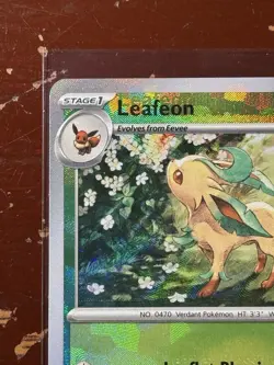 Pokemon Leafeon 5/131 Reverse Holo Pokeball - Prismatic Evolutions ERROR CARD - Image 3