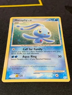 C258 POKEMON TCG MANAPHY 4 HOLO TRAINER KIT NM-MINT CARD - Image 2