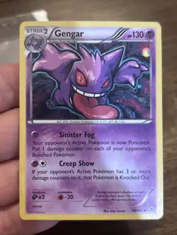 Gengar - 60/162 - XY BREAKthrough Holo Rare Pokemon Card TCG Foil - Image 1