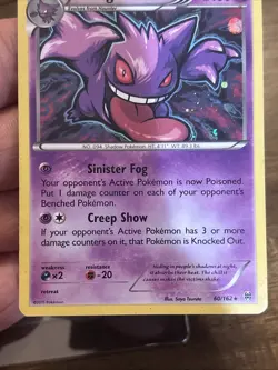 Gengar - 60/162 - XY BREAKthrough Holo Rare Pokemon Card TCG Foil - Image 4